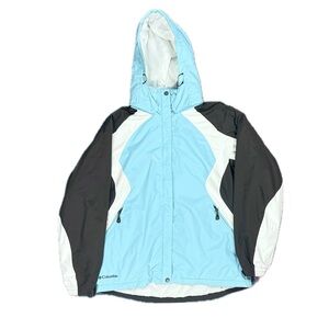 Vintage Y2K Columbia Sportswear Core Interchange teal ski  jacket women’s large